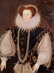 Portret van Elizabeth Sydenham, Lady Drake, c.1585